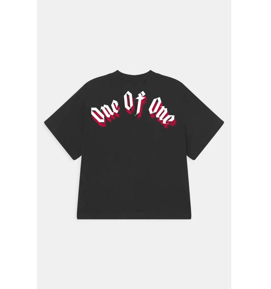 Oversized Black/Red Shadow Tee